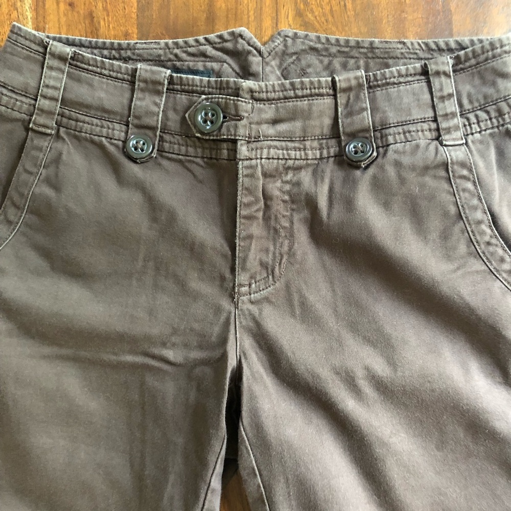 Ana brown crop pants size 4 petite